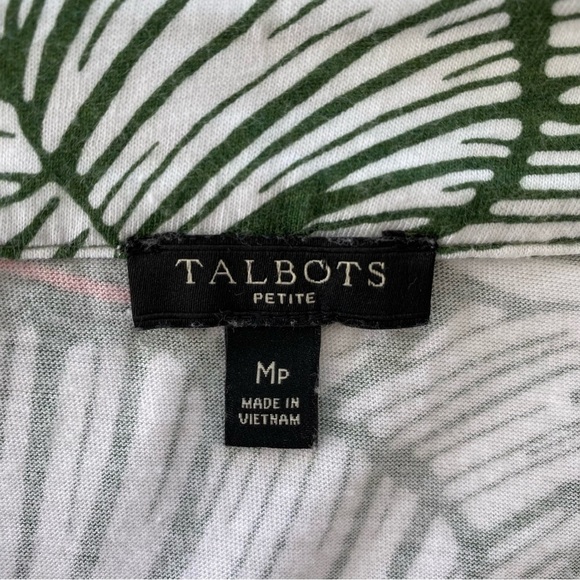 Talbots tunic in a stretch jersey knit, tropical  floral print - Picture 9 of 9